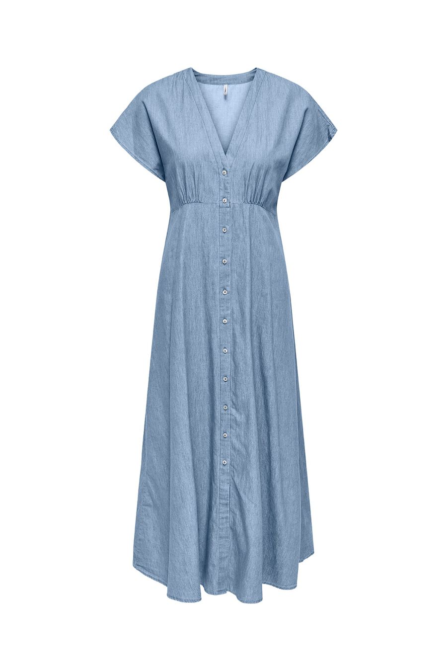 Vestido largo abotonado