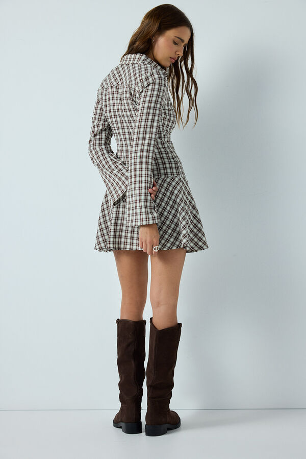 High Spirits Heritage Shirt Dress bege