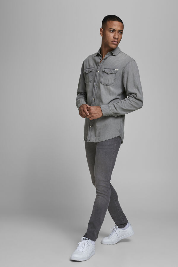 Springfield Jeans Liam skinny fit gris medio