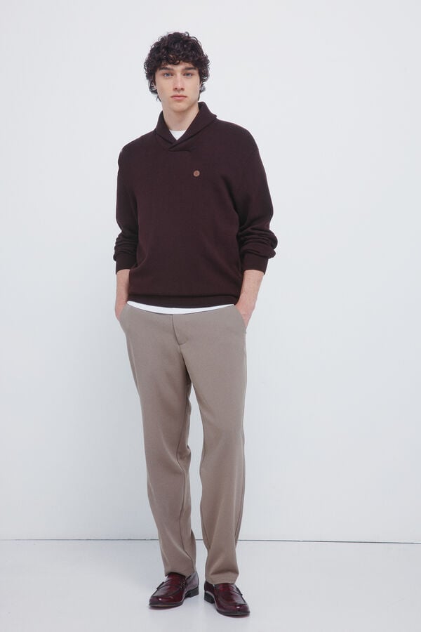 Springfield Pull col pull rouge