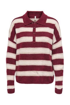 Only Polo de punto manga larga