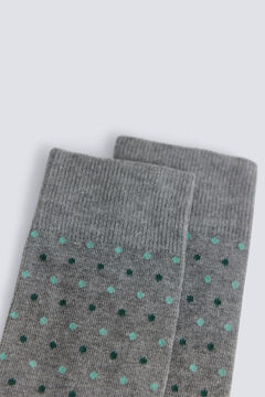 Springfield Long micro-embroidered sock