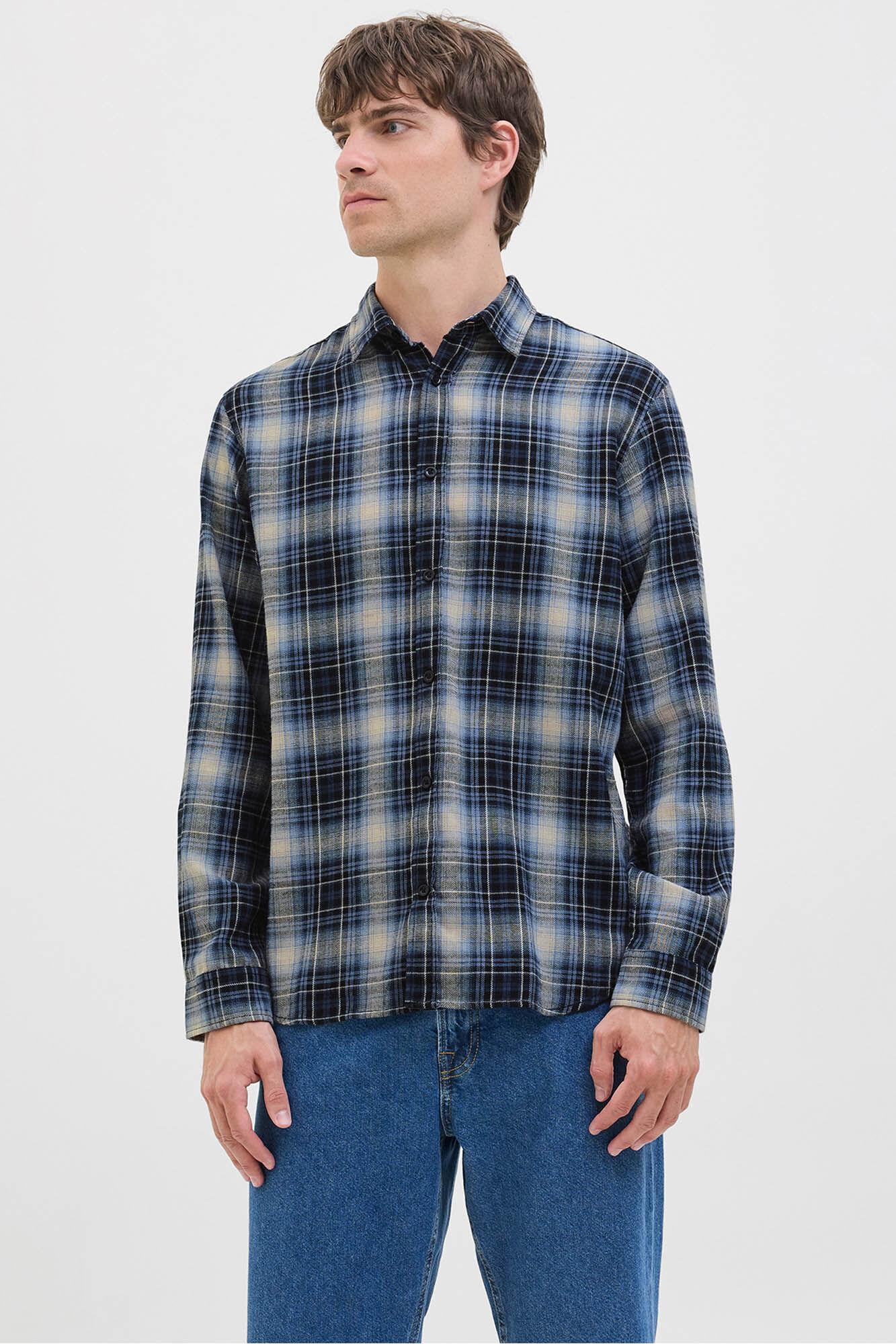 JJ REBEL Camisa xadrez regular fit