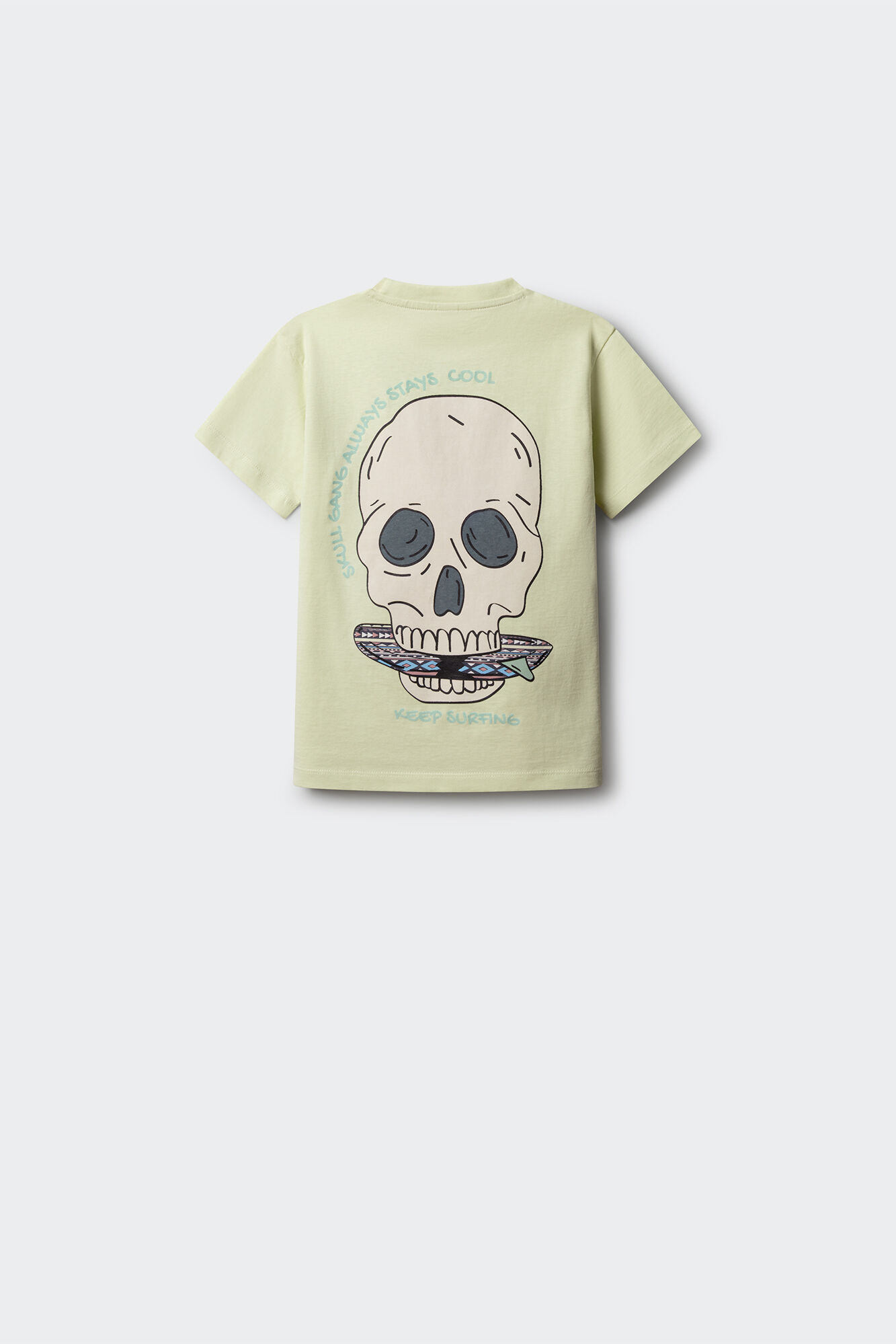 Springfield Kids Camiseta manga corta calavera ni&ntilde;o