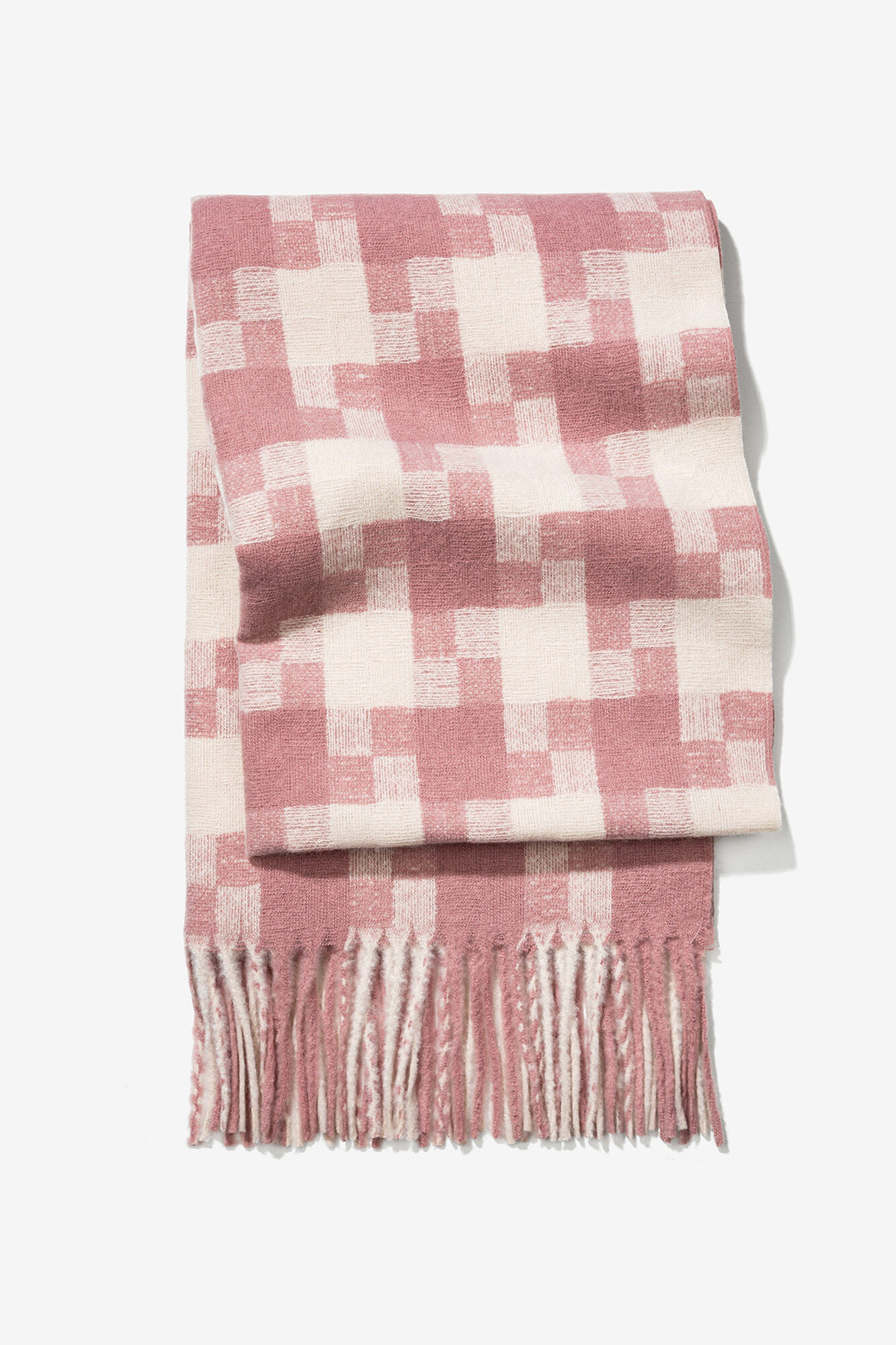 Tiffosi Bufanda colorida con flecos