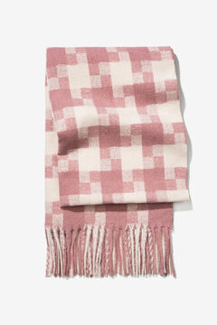 Tiffosi Bufanda colorida con flecos