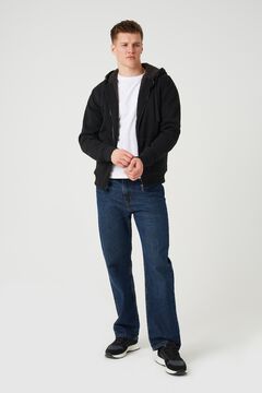 Brave Soul Sweatshirt de borrego com capuz e fecho-&eacute;clair