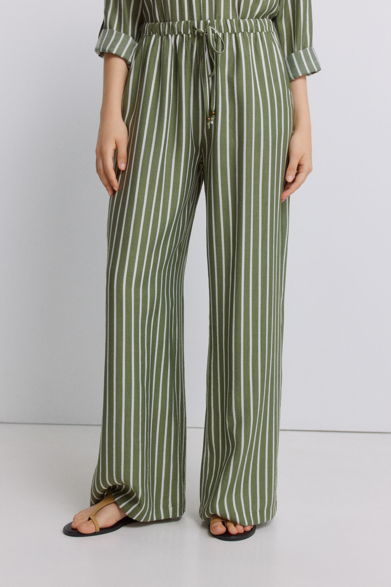 Springfield Wide fluid long trousers