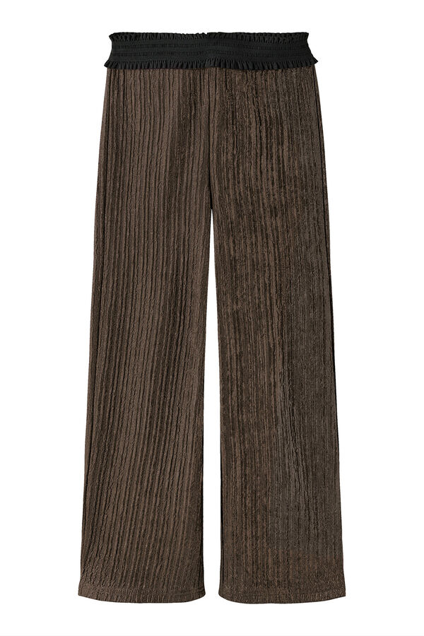 Name It Pantal&oacute;n culotte de ni&ntilde;a de brillo marr&oacute;n