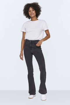 Springfield Flared-Jeans  silber