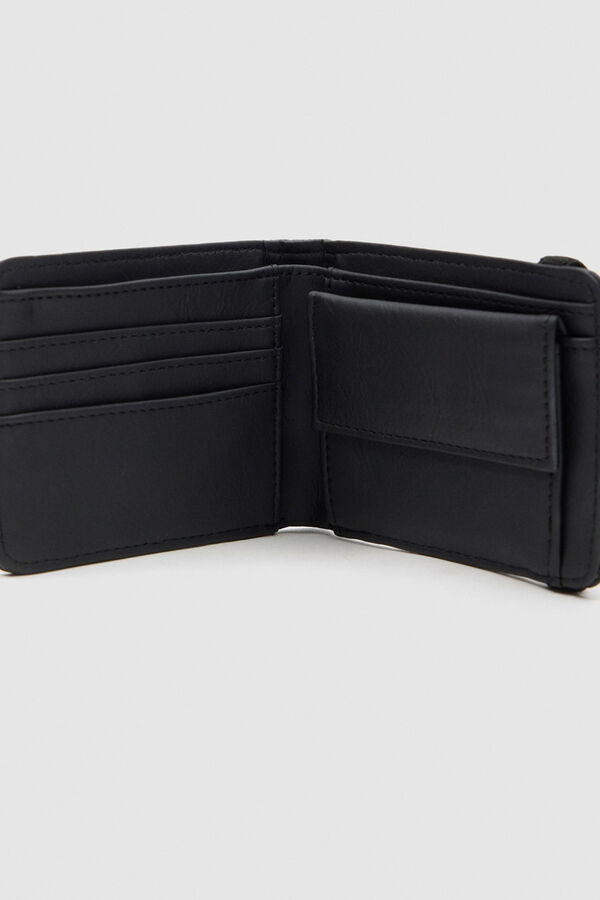 Inside Cartera Hombre Cierre Elastico negro