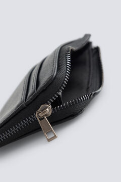 Springfield Black faux leather card holder purse