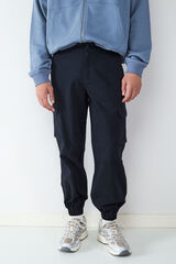 Balmohk Cuff cargo pants black