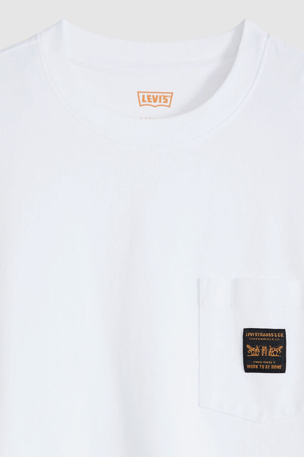 Levi's Short sleeve T-shirt with pocket white