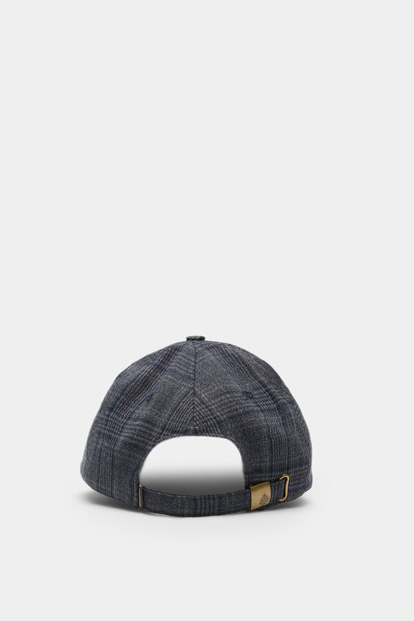 Springfield Checkered baseball cap blue