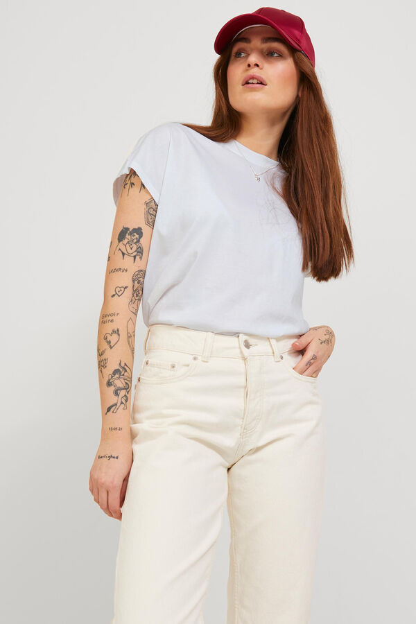 Springfield Oversize short-sleeved T-shirt white