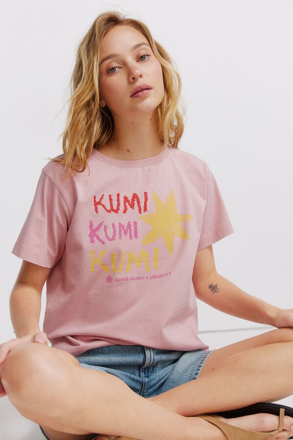 Springfield Camiseta KUMI Estrella marfil