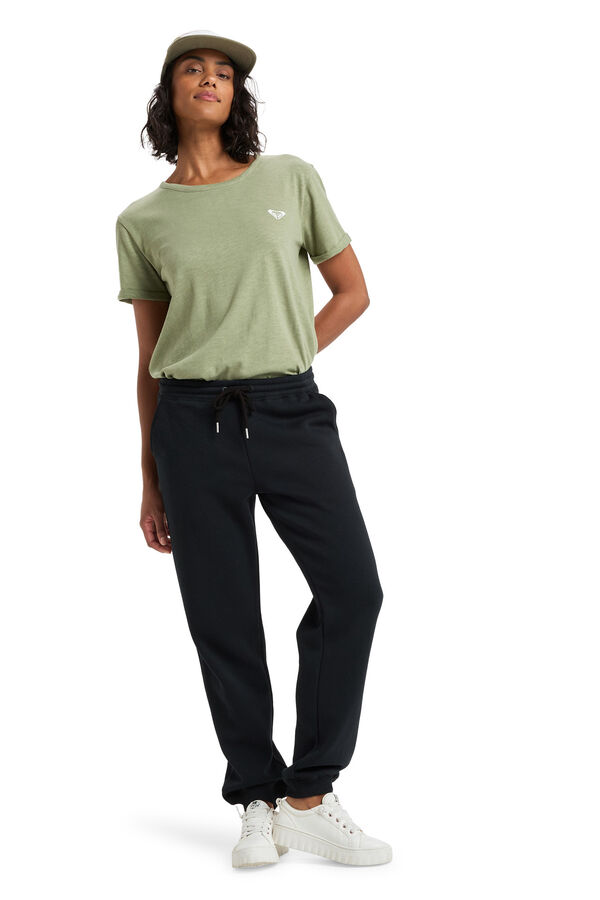 Roxy Surf Stoked Brushed - Pantal&oacute;n de ch&aacute;ndal para mujer negro