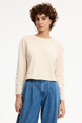 Camiseta manga larga cuello redondo