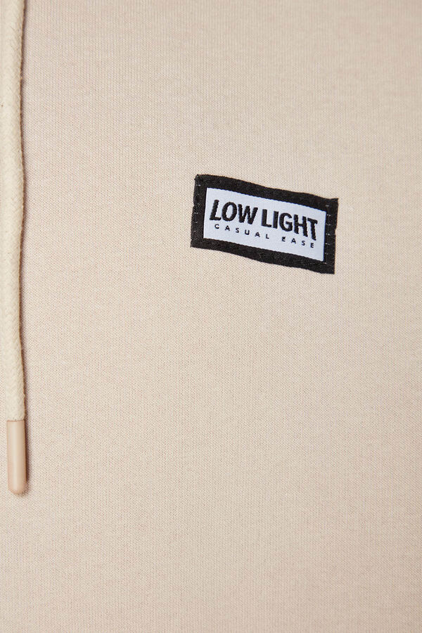 Trendyol Sudadera oversize con capucha beige