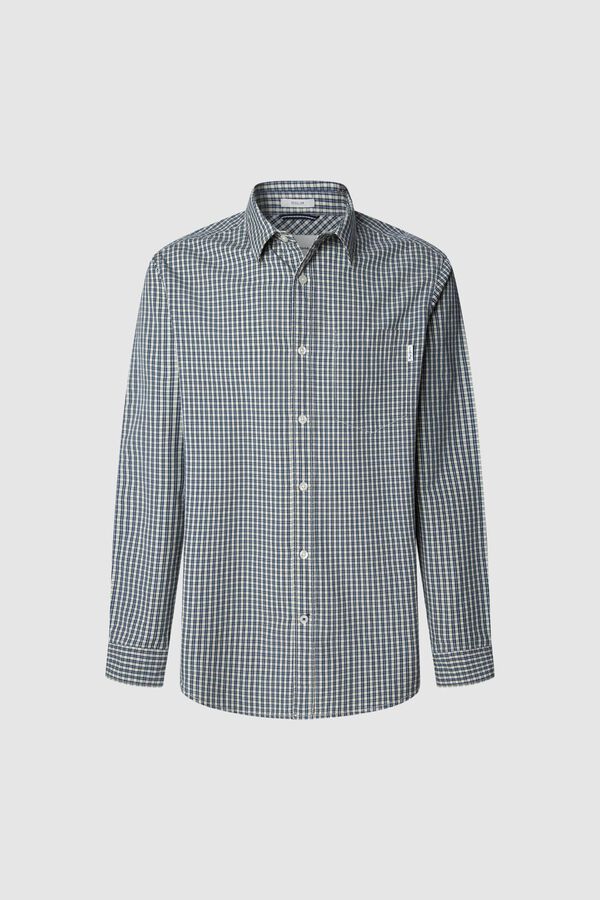 Pepe Jeans Camisa Cuadros Fit Regular azul