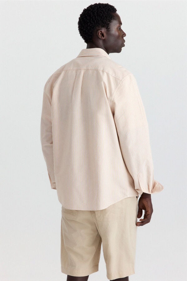 Springfield Chemise oxford &agrave; rayures imprim&eacute;