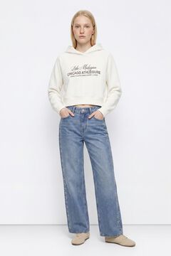 Tiffosi Young Sweatshirt cropped com capuz