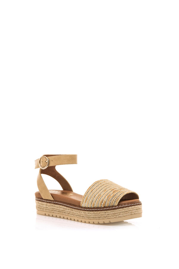 MTNG Platform sandals nude