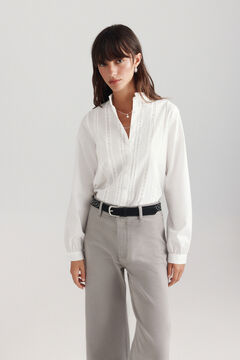 Springfield Romantic ruffle shirt