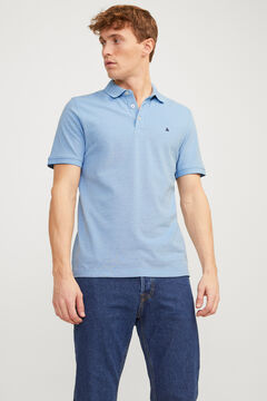 Jack & Jones Polo b&aacute;sico manga corta azul