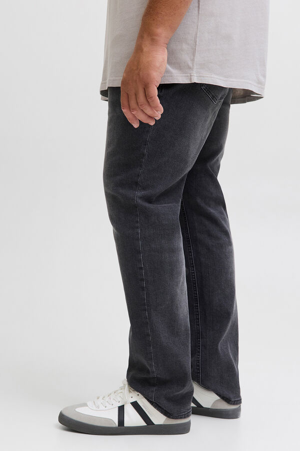 Jack & Jones PLUS Jeans slim fit cinco bolsillos negro