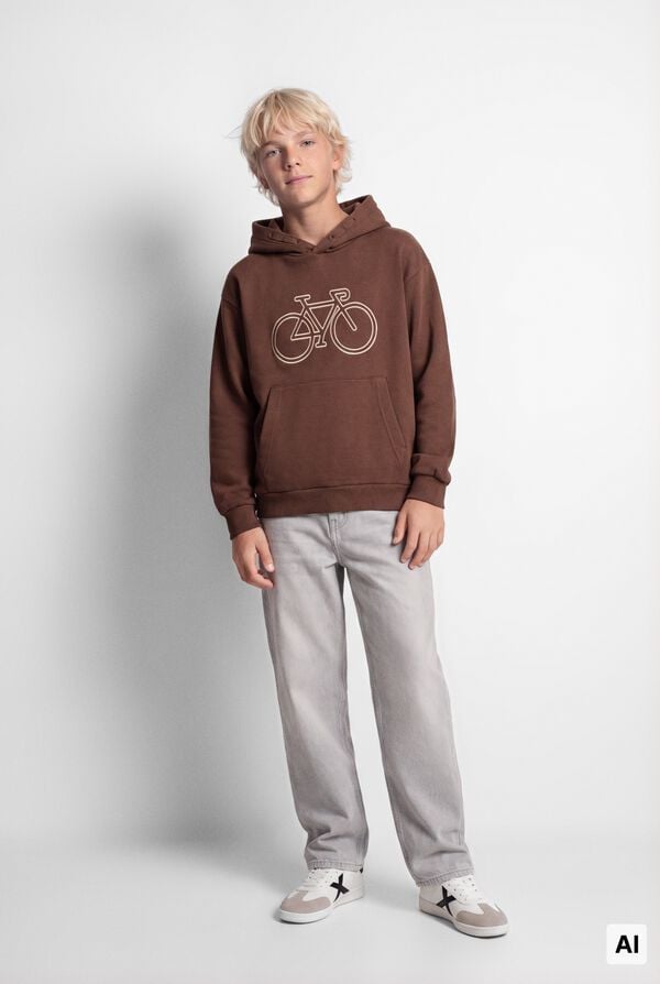 Springfield Kids Kids' basic bike sweatshirt nude