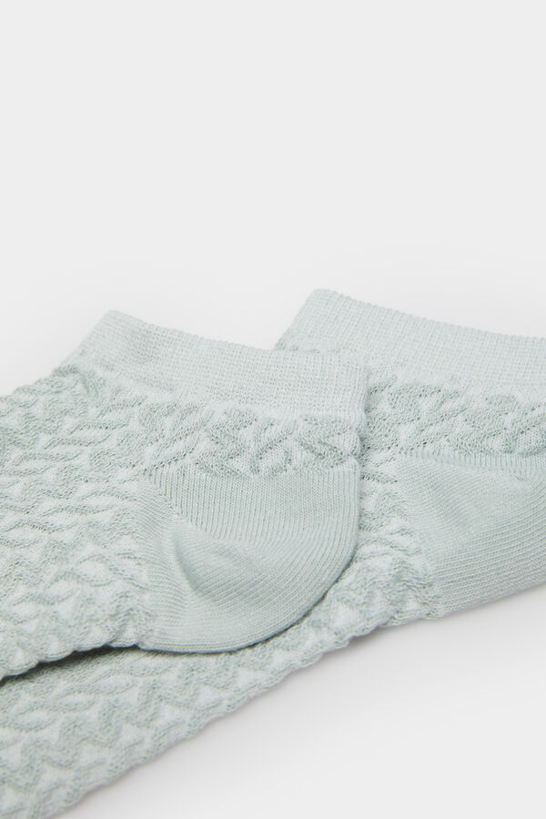 Springfield Calcet&iacute;n Textura verde