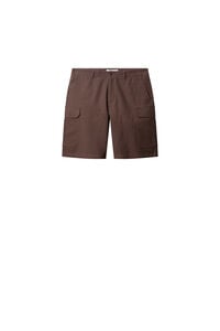 Springfield Linen cargo comfort fit Bermuda shorts