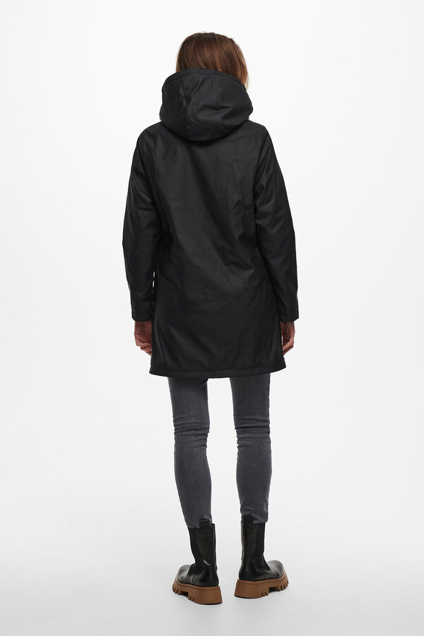 Springfield Hooded raincoat with lining black