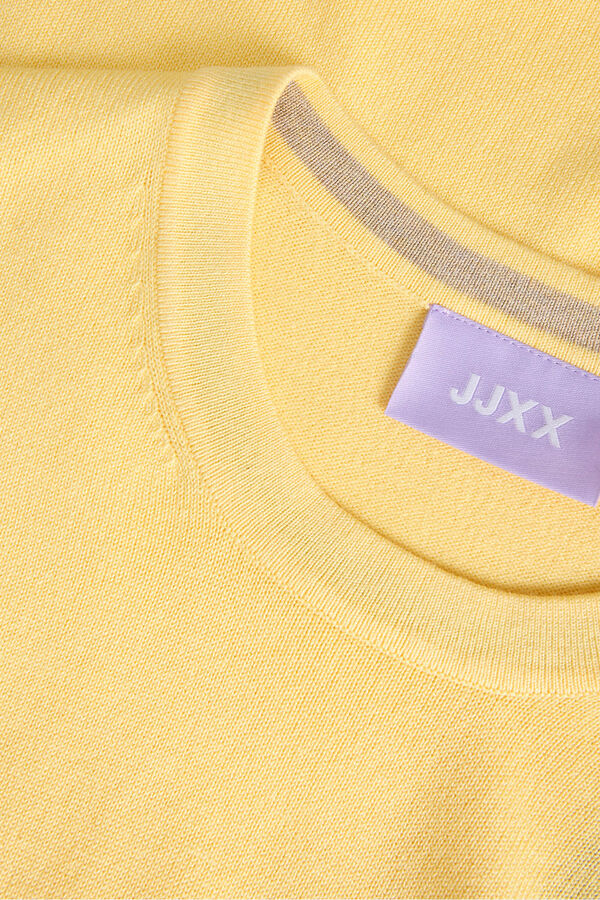 Jack & Jones Jersey punto slim fit amarillo