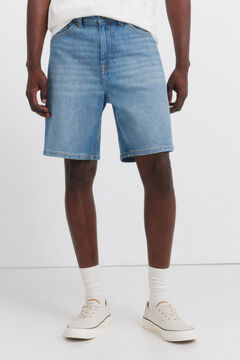 Springfield Regular Fit Jeans-Bermudas