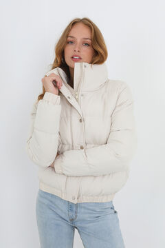 Springfield Quilted puffer jacket brown