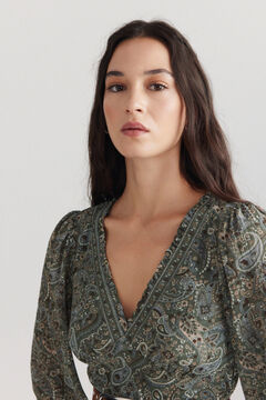 Springfield Paisley midi dress