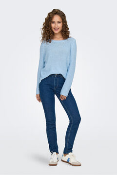 Only Jersey de cuello redondo