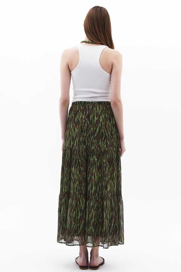 Oxxo Falda larga morado/lila