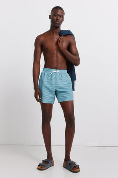 Springfield Maillot de bain imprim&eacute; mosa&iuml;que poche zipp&eacute;e