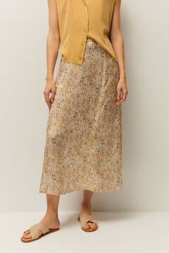 Systemaction Falda larga estampada