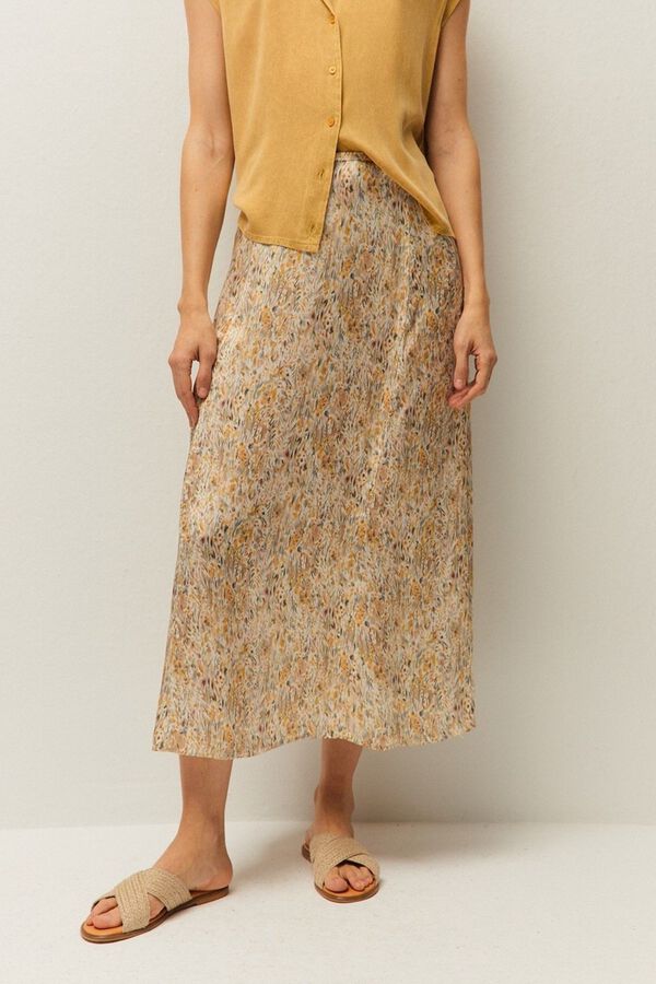 Systemaction Printed long skirt printed