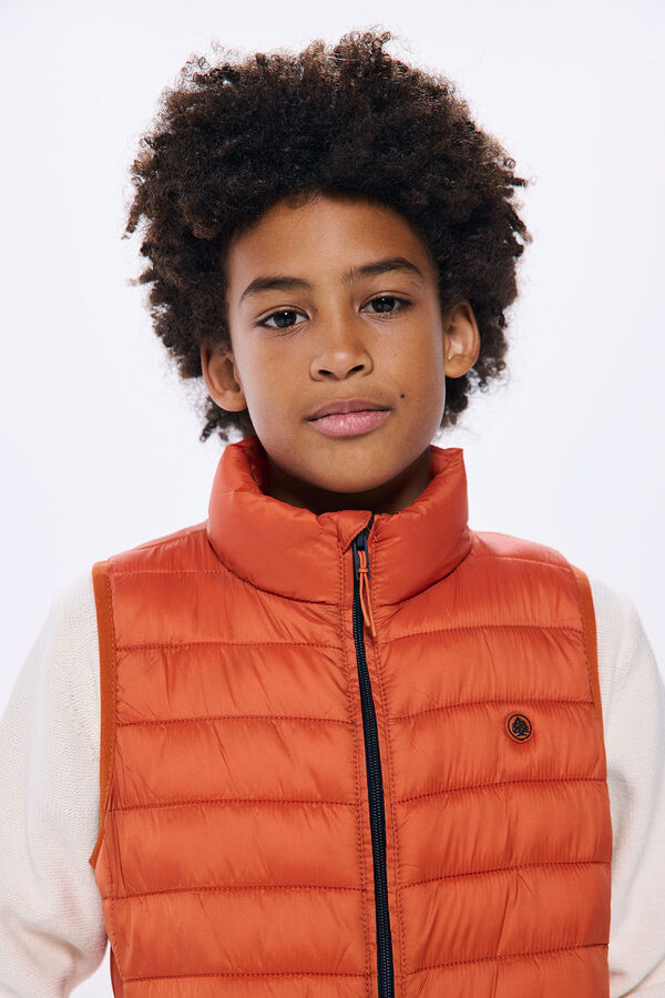 Springfield Boy's padded vest orange