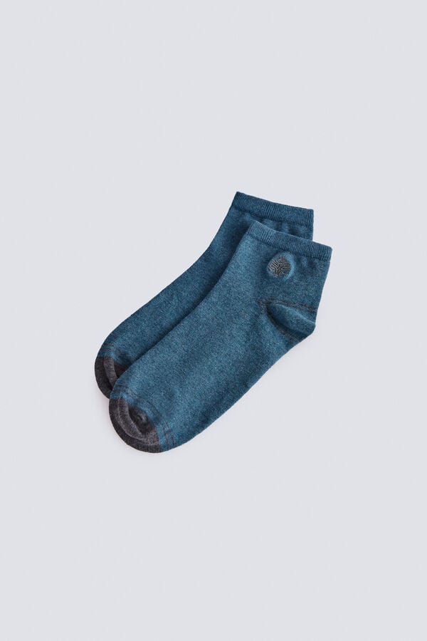 Springfield Springfield logo ankle sock blue