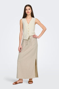 JDY Falda larga lino