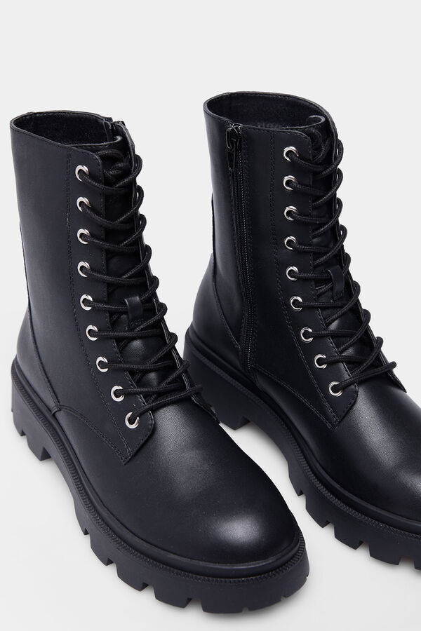 Springfield Military style ankle boot black