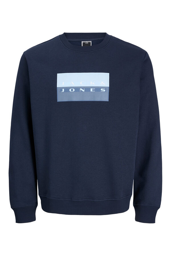 Jack & Jones Basic logo sweatshirt bleu