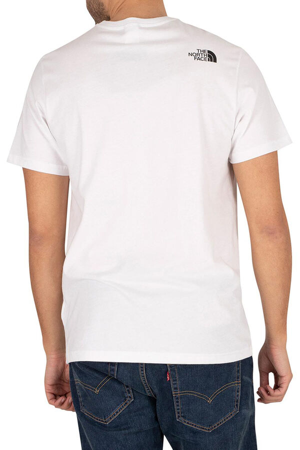 Springfield T-shirt manga curta Logo The North Face branco